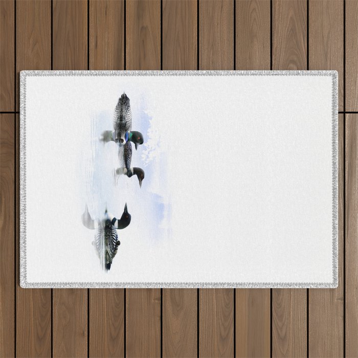Loons Outdoor Rug Gallery Image 1