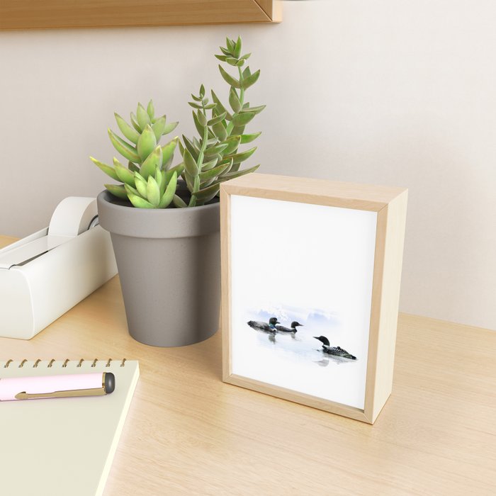 Loons Mini Art Print Gallery Image 2