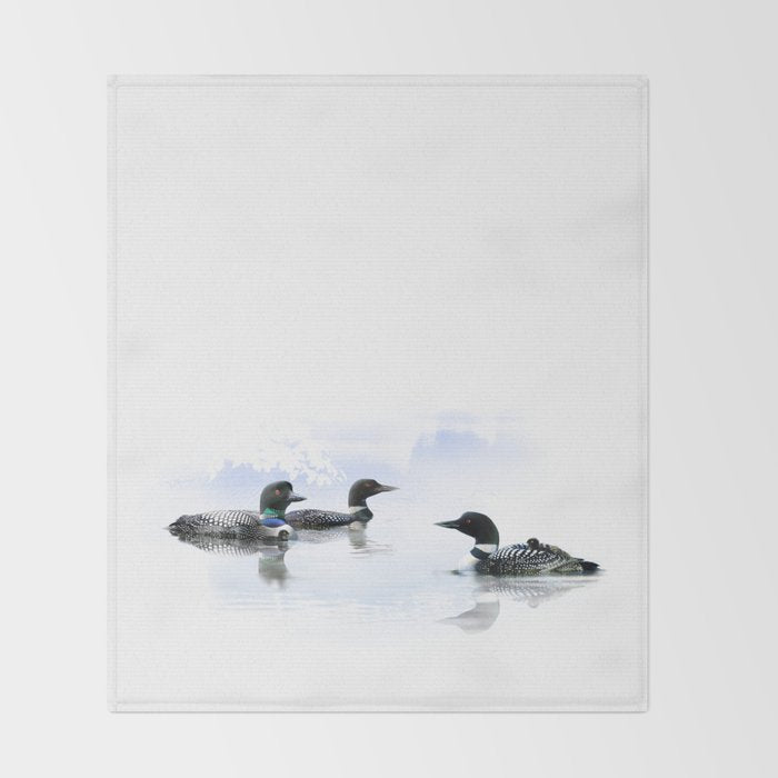 Loons Throw Blanket Gallery Image 2
