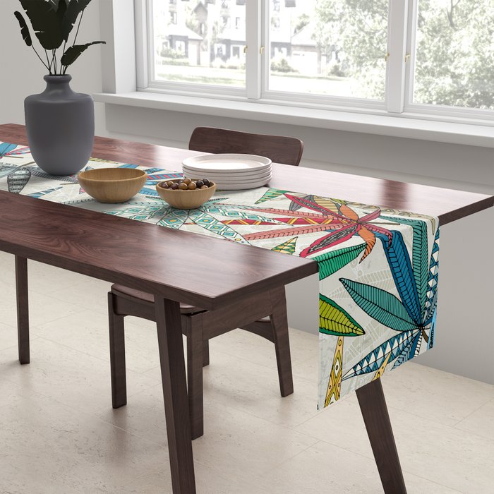 boho weed light Table Runner Gallery Image 2