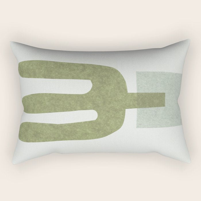 My Weird Plant #5 Rectangular Pillow Gallery Image 2