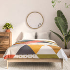 geometry mid century Comforter Gallery Image 3