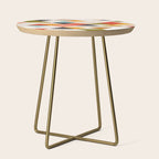 geometry mid century Side Table Gallery Image 1