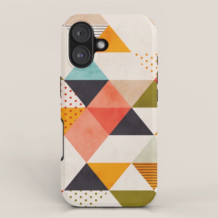 geometry mid century iPhone Case Gallery Image 1