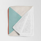 geometry mid century Throw Blanket Gallery Image 3