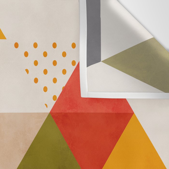 geometry mid century Wall Tapestry Gallery Image 3