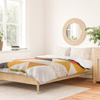geometry mid century Duvet Cover Gallery Image 2