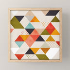 geometry mid century Mini Art Print Gallery Image 1