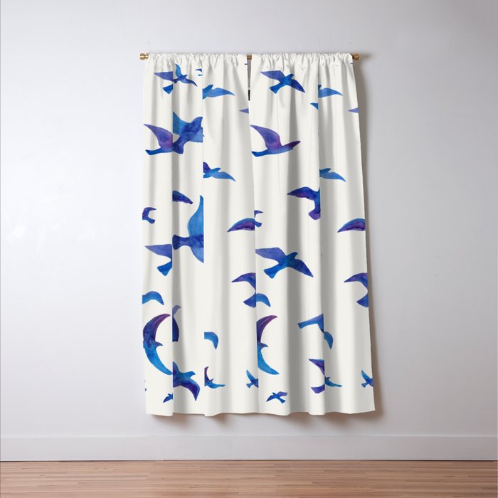 Swallows Window Curtain Gallery Image 3