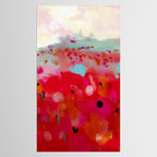 red poppies field abstract Tablecloth Gallery Image 2