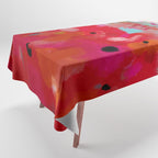 red poppies field abstract Tablecloth Gallery Image 1