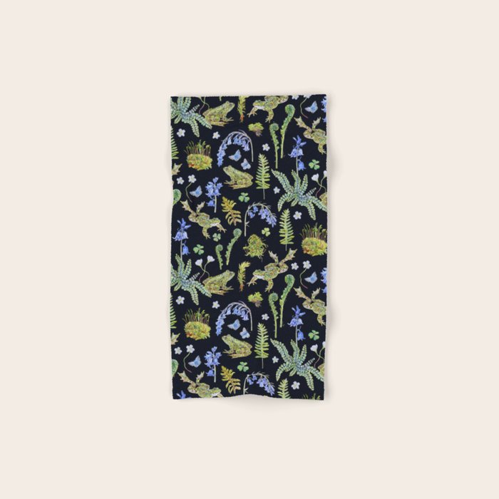 Frolicking Frogs and Ferns Bath Towel Gallery Image 1