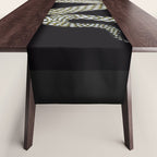 Snake's Charm in Black Table Runner Gallery Image 1