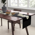 Snake's Charm in Black Table Runner Gallery Image 2