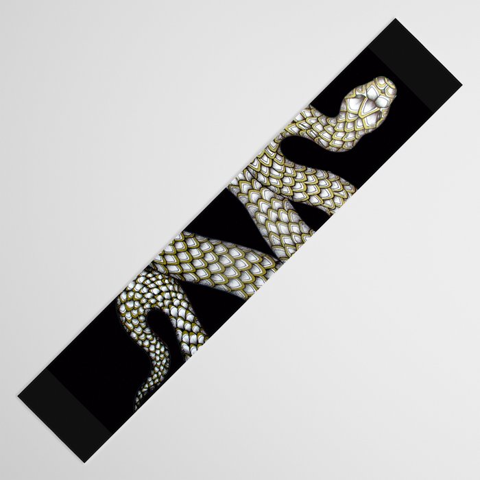 Snake's Charm in Black Table Runner Gallery Image 3