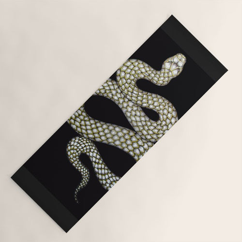 Snake'S Charm In Black Yoga Mat Gallery Image 1