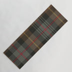 Vintage Brown Gray Tartan Plaid Pattern Yoga Mat Gallery Image 1