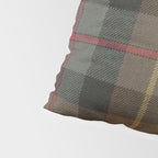 Vintage Brown Gray Tartan Plaid Pattern Pillow Sham Gallery Image 4