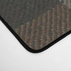 Vintage Brown Gray Tartan Plaid Pattern Desk Mat Gallery Image 4