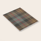 Vintage Brown Gray Tartan Plaid Pattern Notebook Gallery Image 3