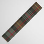Vintage Brown Gray Tartan Plaid Pattern Table Runner Gallery Image 3