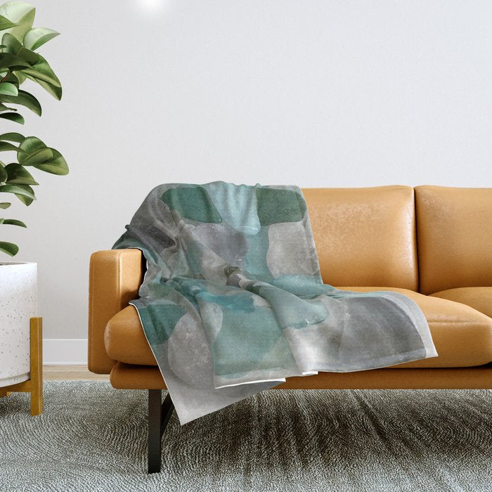 An Ocean of Mermaid Tears Throw Blanket Gallery Image 1