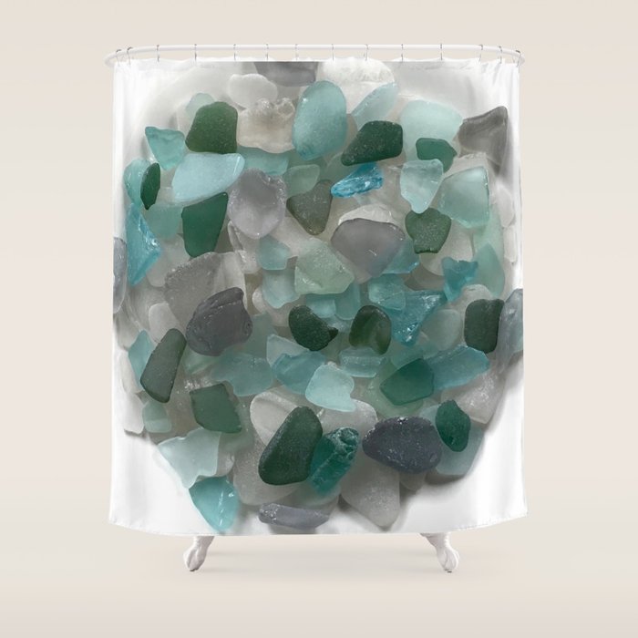 An Ocean of Mermaid Tears Shower Curtain Gallery Image 1