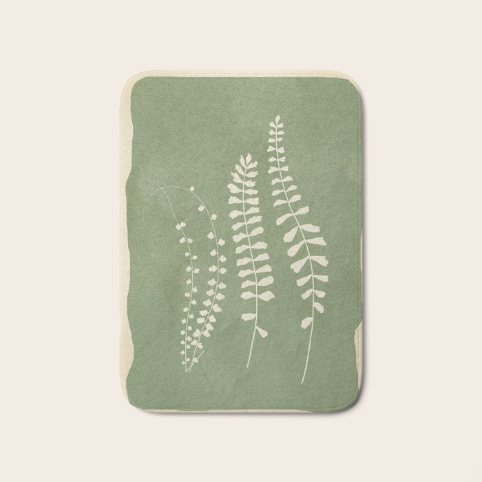Leaf Design 17 Bath Mat Gallery Image 1
