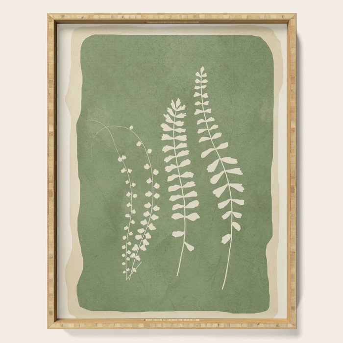 Leaf Design 17 Serving Tray Gallery Image 1