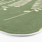 Leaf Design 17 Bath Mat Gallery Image 3
