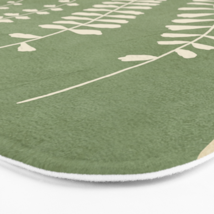 Leaf Design 17 Bath Mat Gallery Image 3