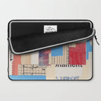 Abstract Mixed Media Collage #2 Laptop Sleeve Gallery Image 2