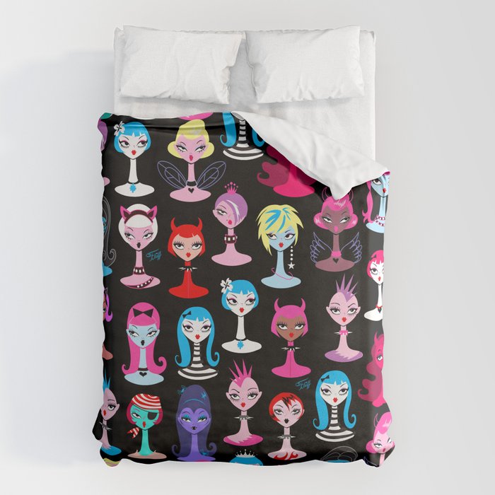 Punky Goth Dollies Duvet Cover Gallery Image 6