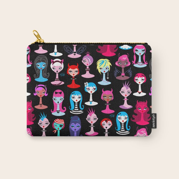 Punky Goth Dollies Carry All Pouch Gallery Image 1