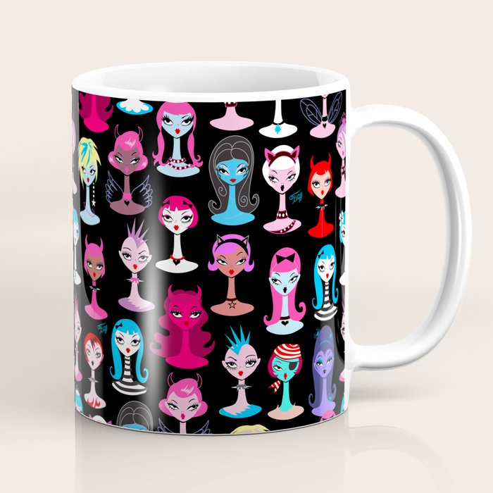 Punky Goth Dollies Coffee Mug Gallery Image 1