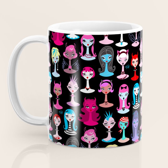 Punky Goth Dollies Coffee Mug Gallery Image 3