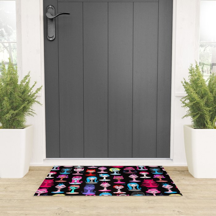 Punky Goth Dollies Welcome Mat Gallery Image 3