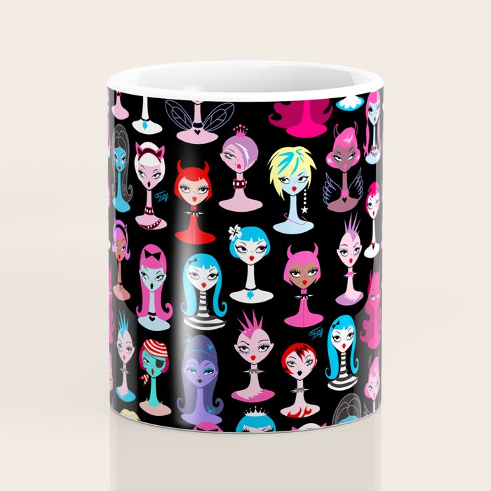 Punky Goth Dollies Coffee Mug Gallery Image 4