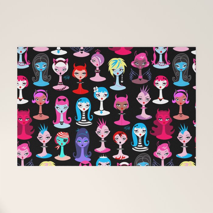 Punky Goth Dollies Welcome Mat Gallery Image 1
