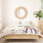 Marble Monstera Duvet Cover Gallery Image 3