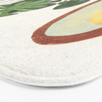 Marble Monstera Bath Mat Gallery Image 3
