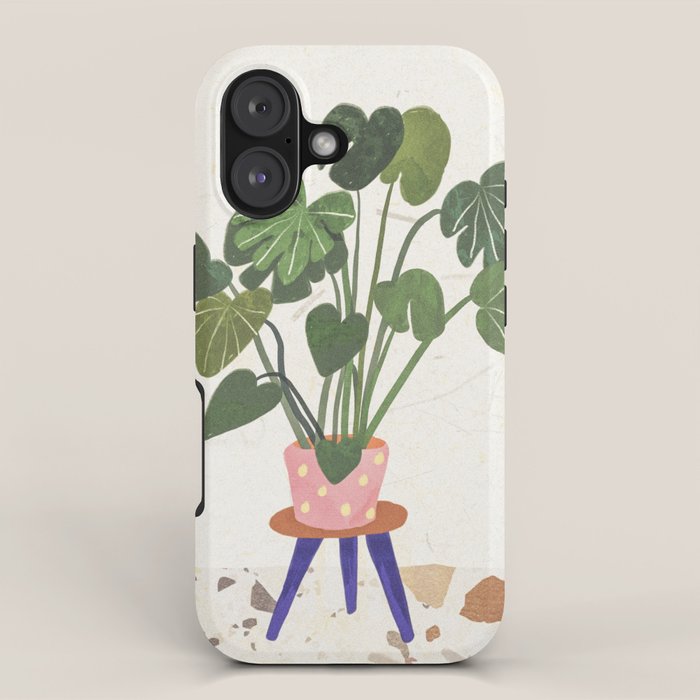 Marble Monstera iPhone Case Gallery Image 1