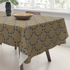 Peacock Art Deco Tablecloth Gallery Image 3