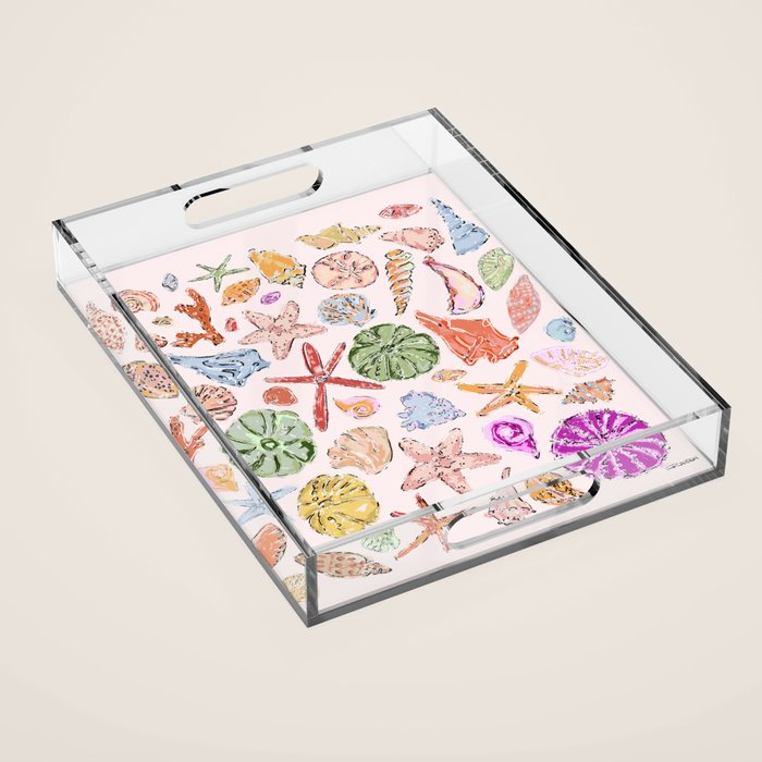 Sanibel Shells Acrylic Tray Gallery Image 1