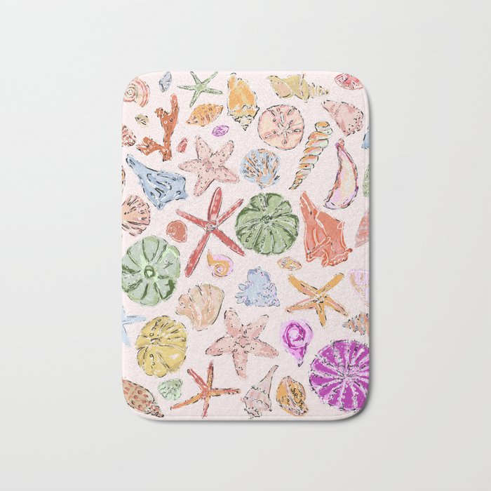 Sanibel Shells Bath Mat Gallery Image 1