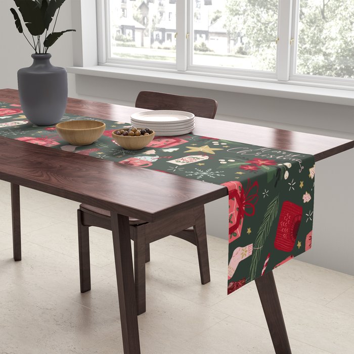 Merry Christmas Table Runner Gallery Image 2