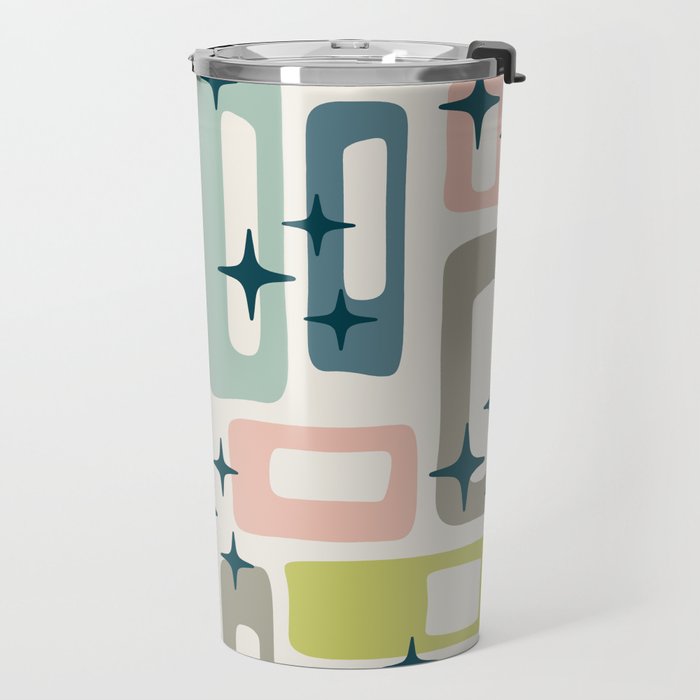 Mid Century Modern Abstract Pattern 236 Mid Mod Googie Travel Mug Gallery Image 2