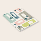 Mid Century Modern Abstract Pattern 236 Mid Mod Googie Notebook Gallery Image 2