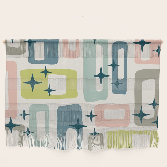 Mid Century Modern Abstract Pattern 236 Mid Mod Googie Wall Hanging Gallery Image 1