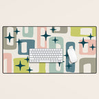 Mid Century Modern Abstract Pattern 236 Mid Mod Googie Desk Mat Gallery Image 1